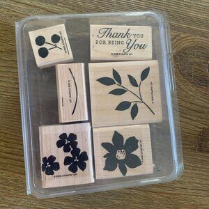 Stampin Up! Best Blossoms Rubber Stamp Set